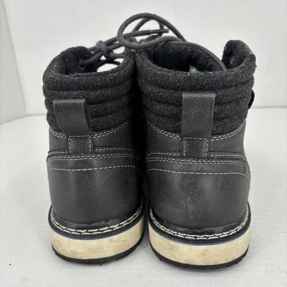 B-52 By Bullboxer Elyss Winter Boots Mens Size 8 Gray Black Lace Up Fleece Lined main image 4